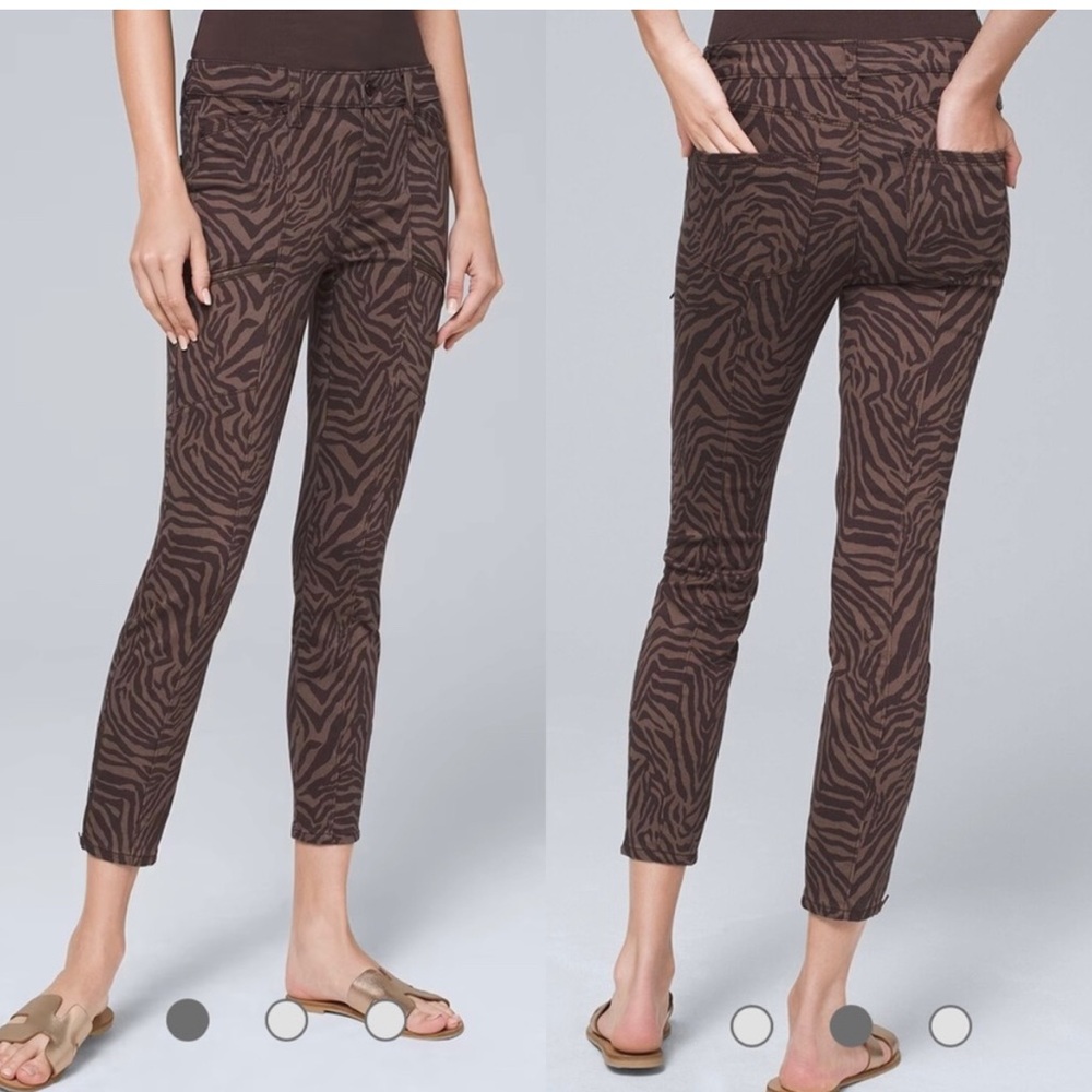 White House/Black Market The Skinny Crop Mid Rise Jeans: size 2S